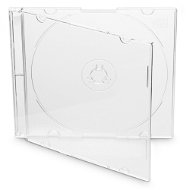 Obal na CD/DVD COVER IT krabička slim na 1ks - čirá (transparent), 5.2mm,10ks/bal - Obal na CD/DVD