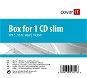  Box for 1 pc slim - clear (transparent), 5.2 mm, 10pack  - CD/DVD Case