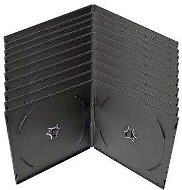 Krabička na 2ks - černá, 10pack - Obal na CD/DVD