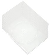 Krabička slim na 1ks - číra (transparent), 9mm, 10pack - Obal na CD/DVD