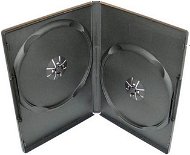 SlimULTRA box for 2pcs - black, 7mm - CD/DVD Case