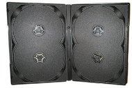 Box 4 db - fekete, 14mm 10pack - CD/DVD tok