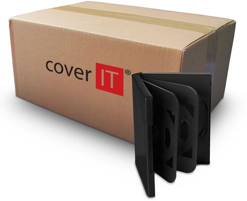 COVER IT box:6 DVD 24mm černý - karton 100ks - Obal na CD/DVD - Hlavní obrázek
