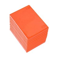 DVD-Box 1 DVD HQ - Orange (orange), 10pack - -