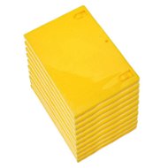 DVD krabička na 1 DVD HQ - žlutá (yellow), 10pack - -