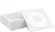 Papírtok leragasztható fedéllel - 100 db-os csomagolás - CD/DVD tok