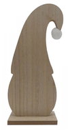 GOBA Vánoční dekorace - dřevěný domek, zelený, 18 cm - Christmas Decoration