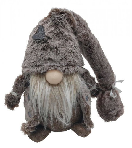 GOBA Christmas decoration - elf, brown, 25 cm - Christmas Decoration - Main image