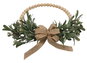 Wreath GOBA Christmas wreath - hanging, mistletoe, 35 cm - Věnec