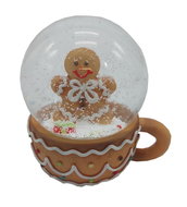 GOBA Vánoční dekorace - perníčkové sněžítko, velké - Christmas Decoration