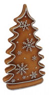 GOBA Vánoční dekorace - keramický perníkový stromek, 16 cm - Christmas Decoration