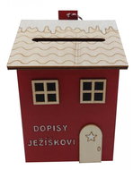 GOBA Vánoční dekorace - schránka závěsná, dopisy Ježíškovi, 15 cm - Christmas Decoration