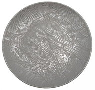 GOBA Decorative plate - wooden, silver 29cm - Plate