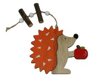 Goba Hanging hedgehog orange - Decoration