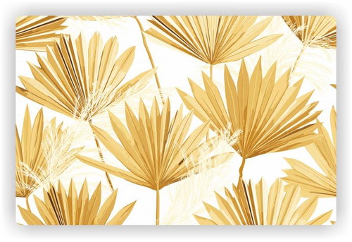 GOBA Plastic tablecloth Palm leaves - Placemat - Main image