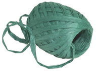 GOBA Paper ribbon ties length 2 × 30 m, Raffia dark green - pack of 2 - Ribbon