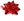 Metallic red - pack of 24
