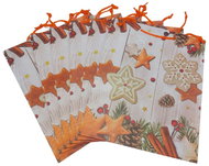 GOBA Vánoční taška Cukroví, velikost M, balení 6 ks - Dárková taška