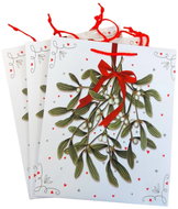 GOBA Christmas L Mistletoe - pack of 3 - Gift Bag
