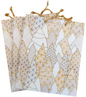 GOBA Christmas L Golden Trees - pack of 3 - Gift Bag