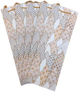 GOBA Christmas bottle holder Golden trees - pack of 5 - Gift Bag