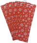 Gift Bag GOBA Christmas bottle holder Flakes 20 - pack of 5 - Dárková taška