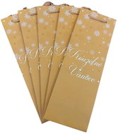 GOBA Christmas bottle holder Magic Christmas/gold - pack of 5 - Gift Bag