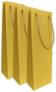 GOBA Wine Glitter, gold, 3 pcs - Gift Bag