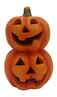 Goba Two ceramic pumpkins 15 cm - Decoration