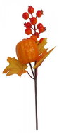 Goba Autumn pumpkin branch small 28 cm - Decoration