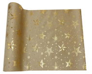 Goba Samt-Läufer mit Sternen, gold 28 cm × 3 m - Läufer