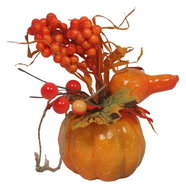 Gobe, Pumpkin with flowers, 5653 - Decoration