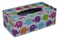 Tin box for tissue Elephants - Tissue Box