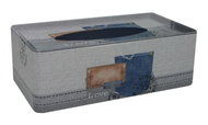 Tin box for tissue Denim - Tissue Box
