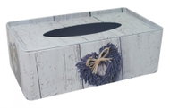 Tin box for tissue Lavender heart - Tissue Box