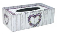 Tin box for tissue Pansies - Tissue Box