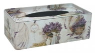 Tin box for tissue Lavender Fleur - Tissue Box