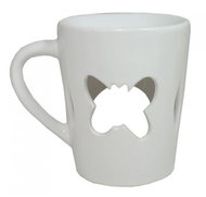 Aroma lamp white mug butterfly - Aroma Lamp