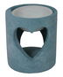 Aromalampa Aroma lampa srdce beton modrá - Aromalampa