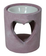 Aroma lamp heart concrete pink - Aroma Lamp