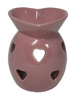 Aroma lamp hearts ceramic pink - Aroma Lamp