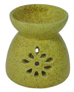 Aroma lamp flower ceramic yellow - Aroma Lamp