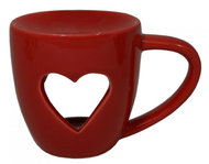 Aromalampa mug red heart - Aroma Lamp