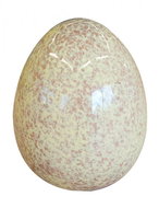 GOBA Easter decoration - Ceramic egg, yellow, 9 × 7 cm - Easter Decoration