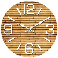 Goba clock Bamboo mat - Wall Clock