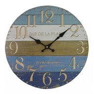 Goba clock with inscription Bar on the beach - Wall Clock