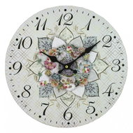 Mushroom Clock Mandala - Wall Clock