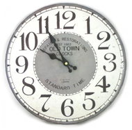 Old town mushroom clock - Wall Clock