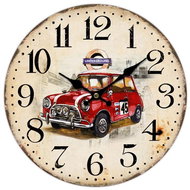 Sponge Clock Minicooper - Wall Clock