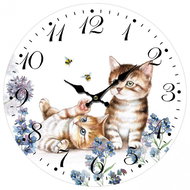 Goba Clock Kittens - Wall Clock